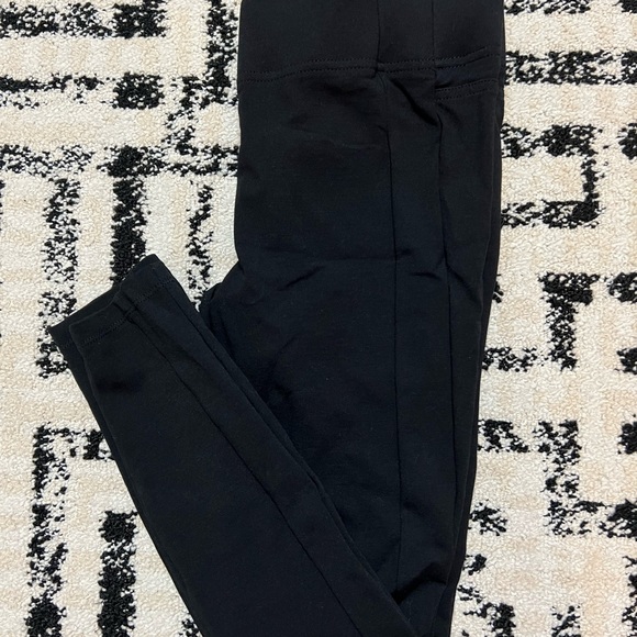 Loft Outlet Size S Black Seamed Ponte Leggings - Picture 1 of 3